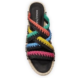 Donald Pliner Rhonda Woven Espadrille Slide Sandal